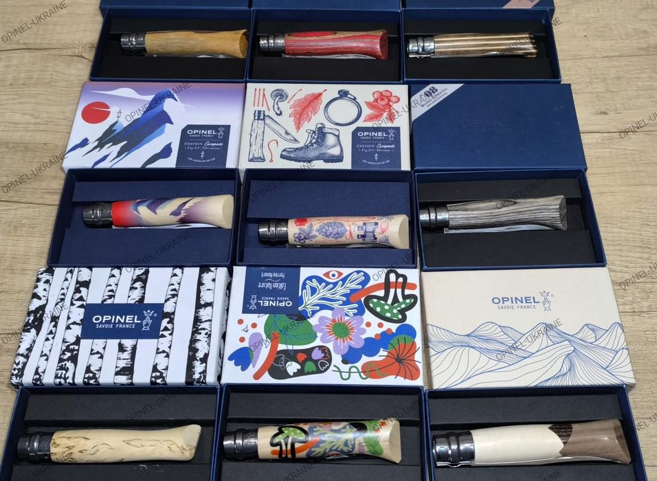 Подарункові Opinel колекційні лімітовані VIP ножі ексклюзивний вигляд