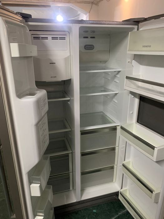 frigorifico siemens americano cinza