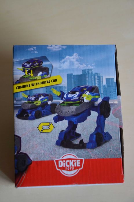 Figurka akcji Dickie Toys Transformujący Police Trooper niebieski 2w1