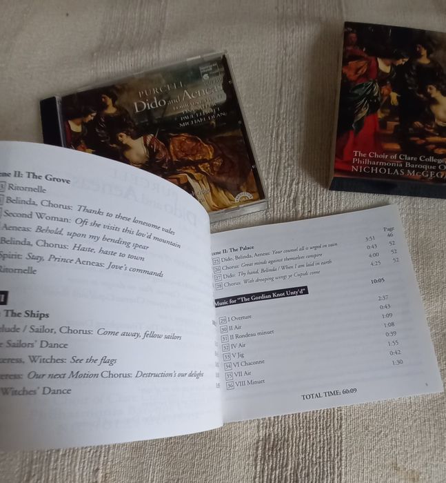Opera Dido and Aeneas de Henry Purcell