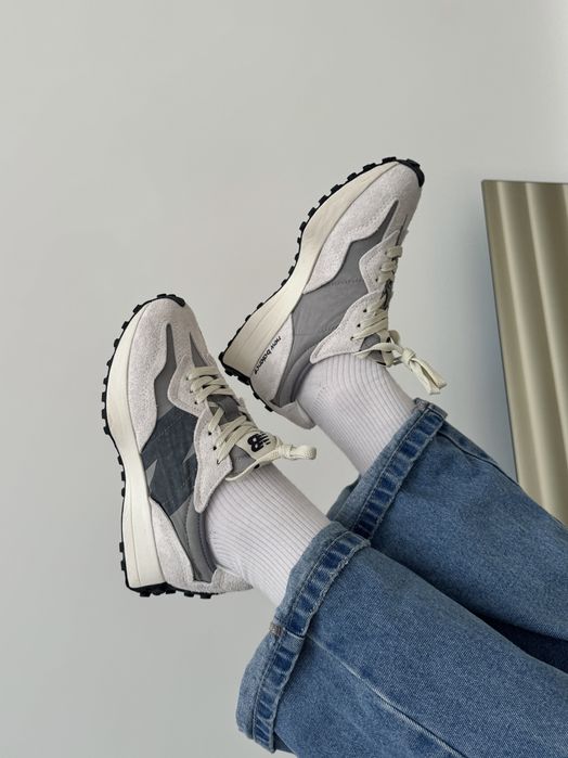 Кросівки Кроссовки New Balance 327 Grey Logo Сірий Серый Кросовки повсякденні
