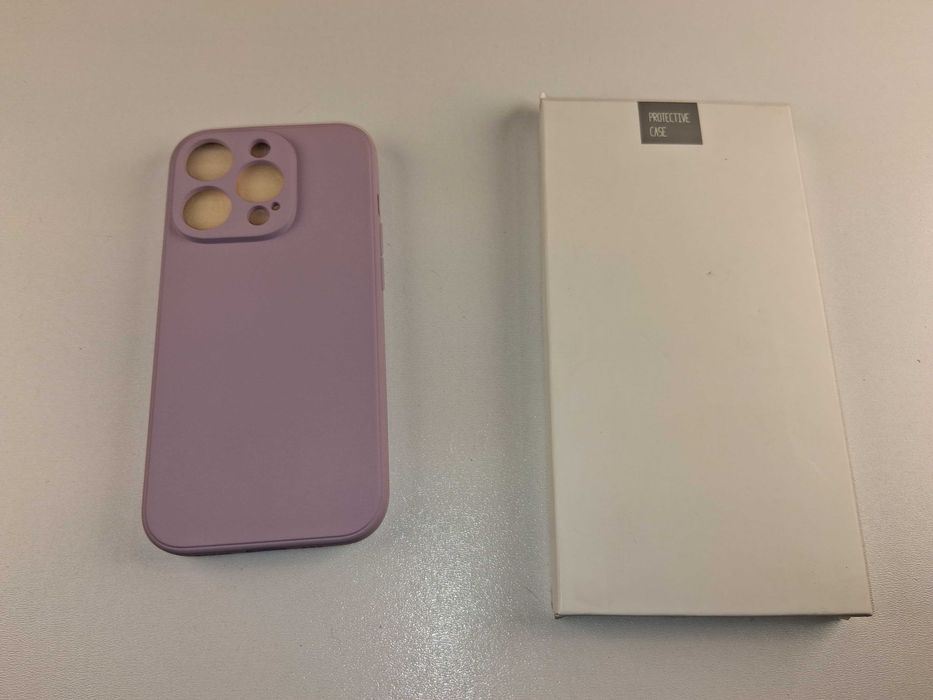 Y078 Etui Hhuiwind Do iPhone 13 Pro 6.1 Cala Silikonowe Fioletowe