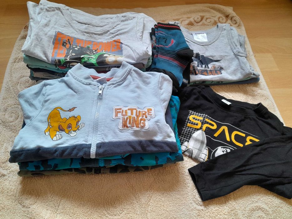 paka ubrań dla chłopca rozmiar 98