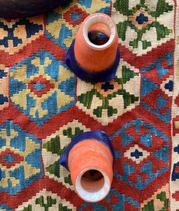 Candeeiro Arte Nova em ferro forjado – peça de antiquário