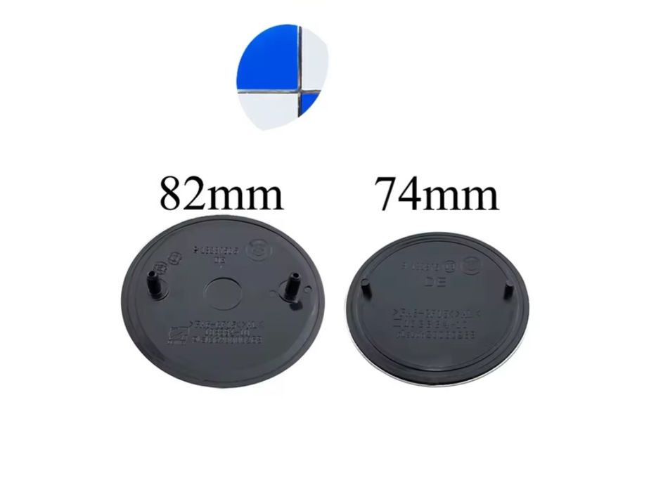 Emblemas BMW capôt e mala