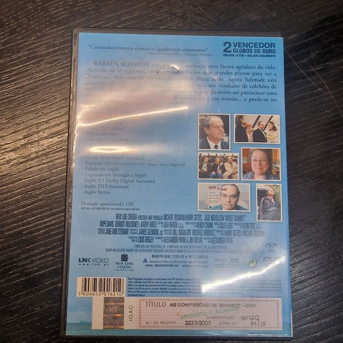 DVD As Confissões de Schmidt