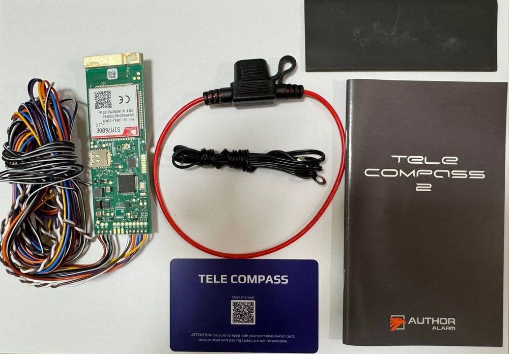 Автосигналізація Комплект Author Alarm 2CAN/2LIN 4G LTE/GPS+Дві мітки