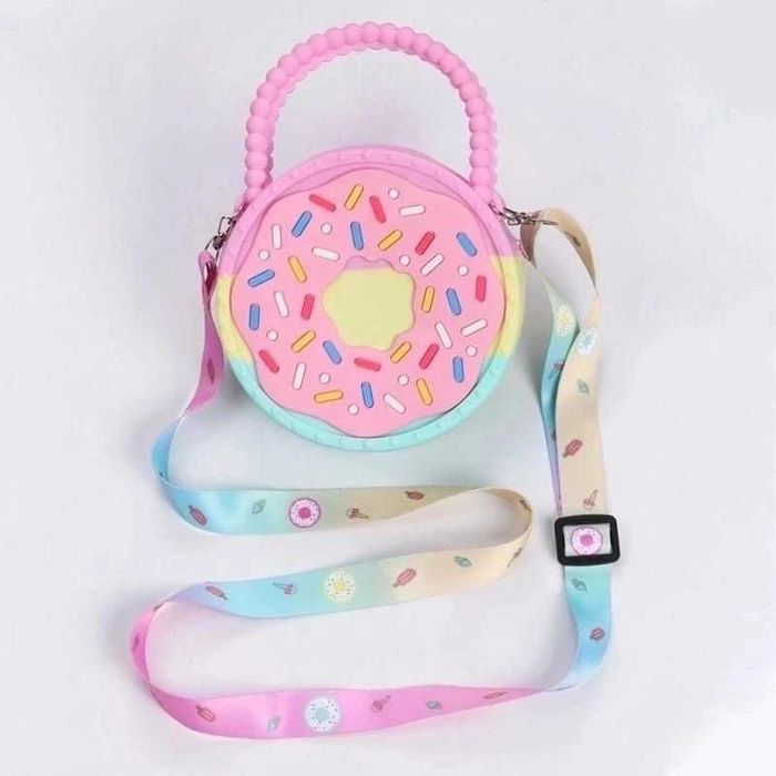 Стильна маленька сумочка тістечко Донатс - "поп іт"