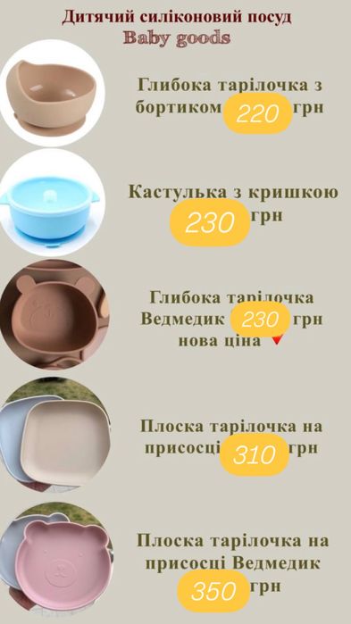 Посуд для першого прикорму