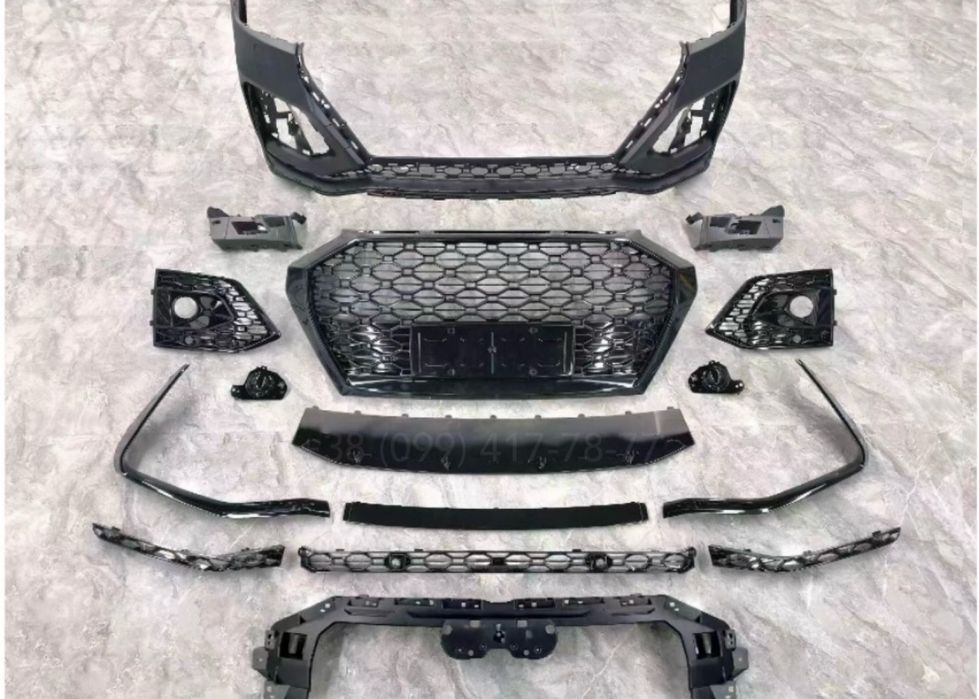 Бампер передний решетка RSQ5 AUDI Q5 SQ5 FY 80A 2020+