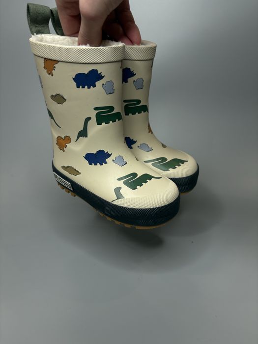 Теплі гумові дитячі чоботи