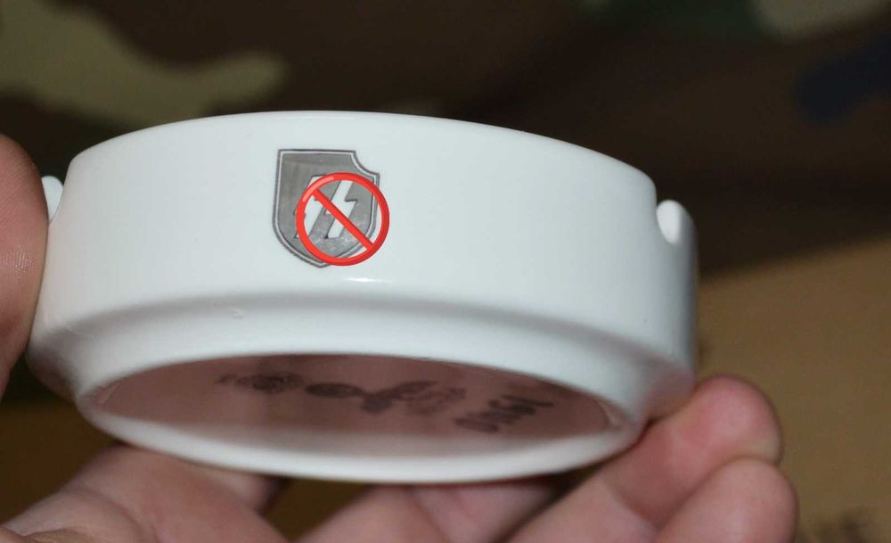 Пепельница Вермахт попільничка Рейх символ Поліція порядку Краков 1940