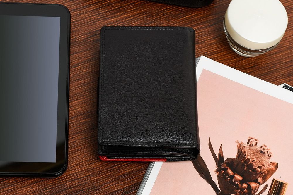 BELTIMORE portfel damski skórzany klasyczny elegancki P200 czarny