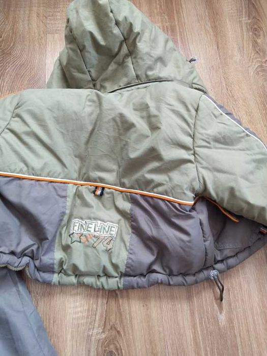 Dwuczęściowy kombinezon zimowy r. 86 Zebra