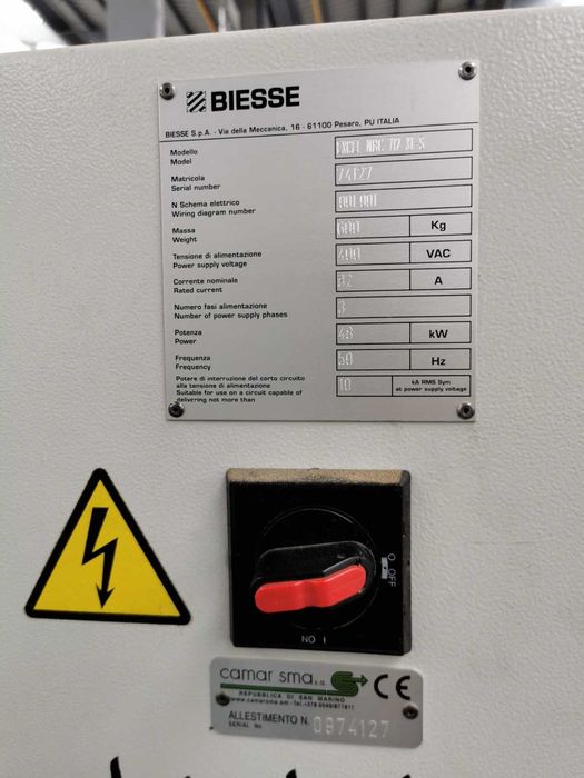 Centrum Nestingowe Biesse Ekxcel CNC stoły podawcze