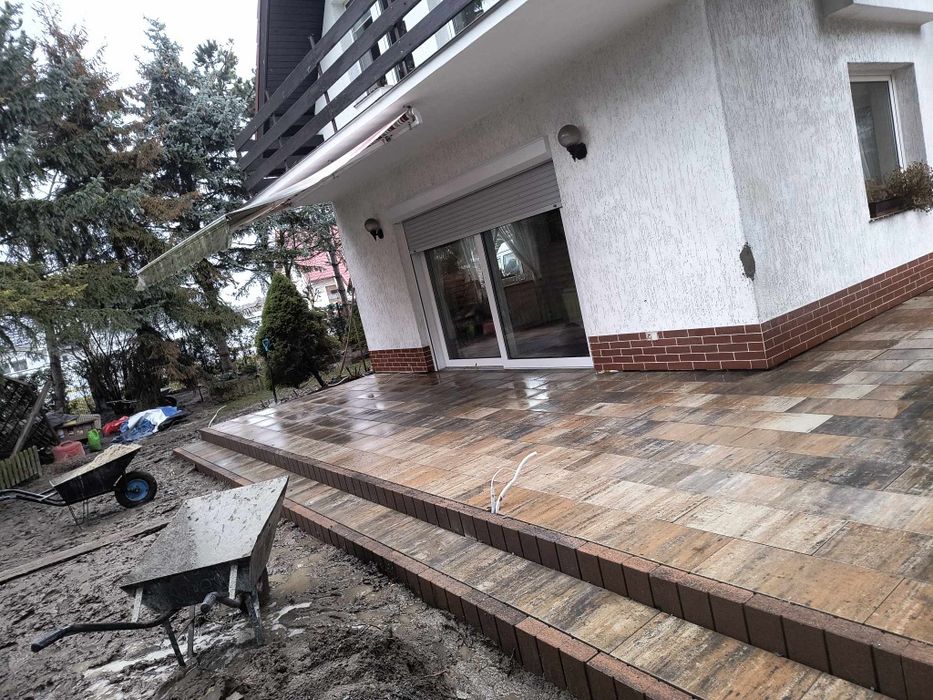 Brukarstwo układanie kostki brukowej