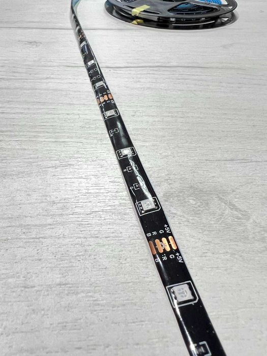 Светодиодная RGB LED лента 5м с Пультом от USB, SMD 5050 IP65