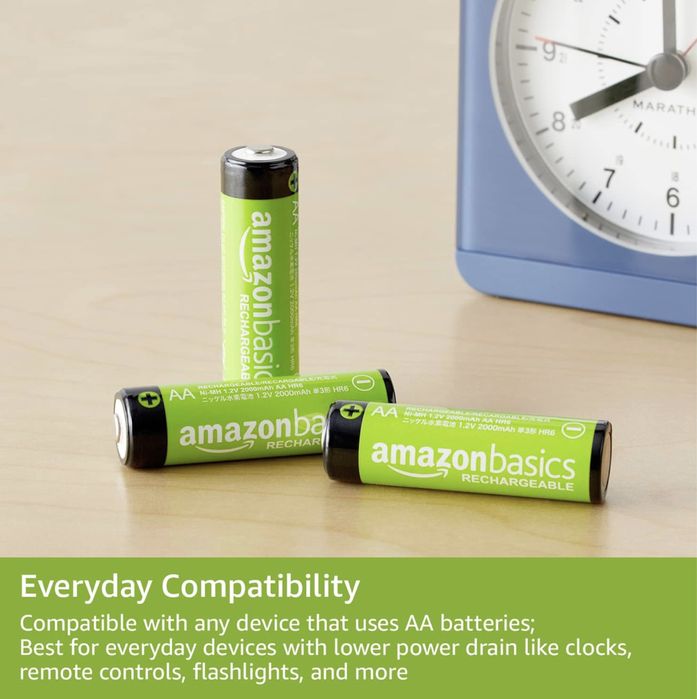 Аккумулятор Amazon Basics АА 3NI-MH 1.2V 2000mAh