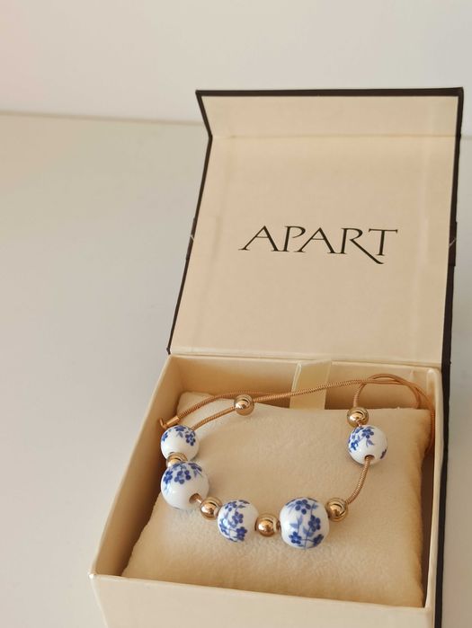 Łańcuszek ceramicznymi kuleczkami jak Bolesławiecc