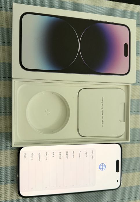 iPhone 14 Pro Max 128 GB, cor Deep Purple.