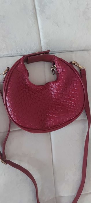 Нова жіноча сумочка. Бордово-червона