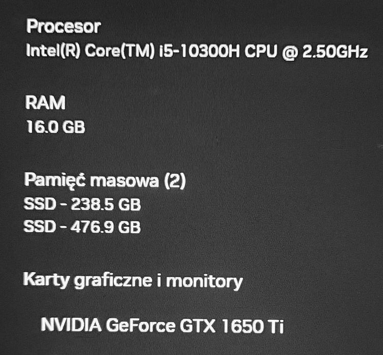 Acer Nitro Gaming =144Hz IPS= SSD750GB GTX1650Ti