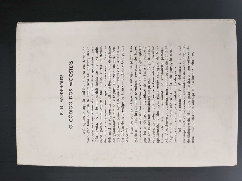 P. G. Wodehouse - O Código dos Woosters