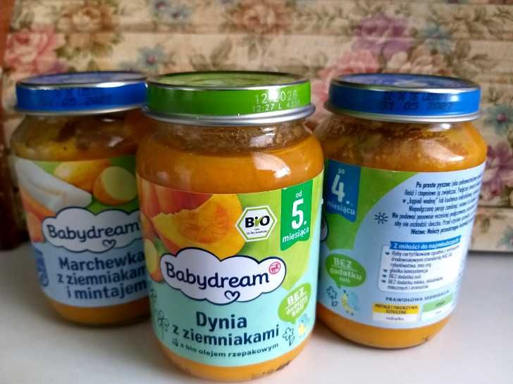 Babydream obiadki dla dzieci 4 i 5 msc 3szt