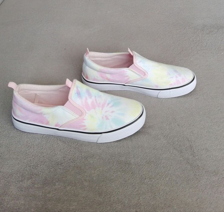 Nowe Reserved tie dye trampki tenisówki rozm 37
