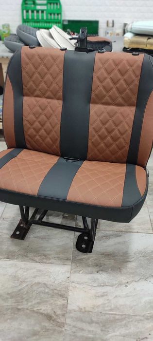 Обшивка салона авто Перетяжка сидений Переоборудование микроавтобусов
