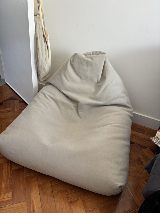 Pufe / Puff / Pouf Zara Home bege