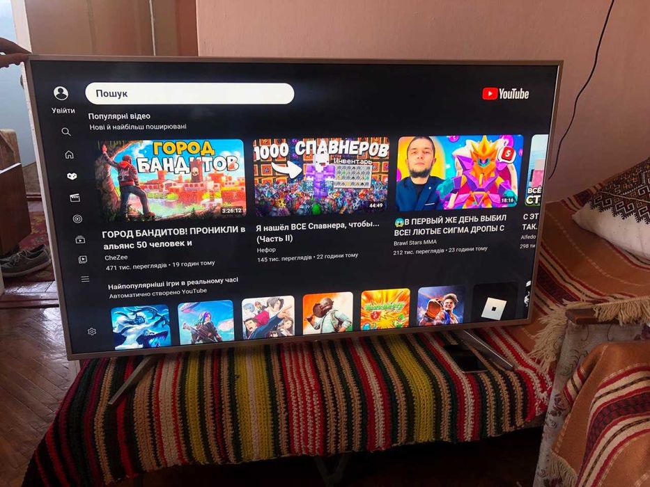 Телевізор Sony 55" UHD 4K/Smart