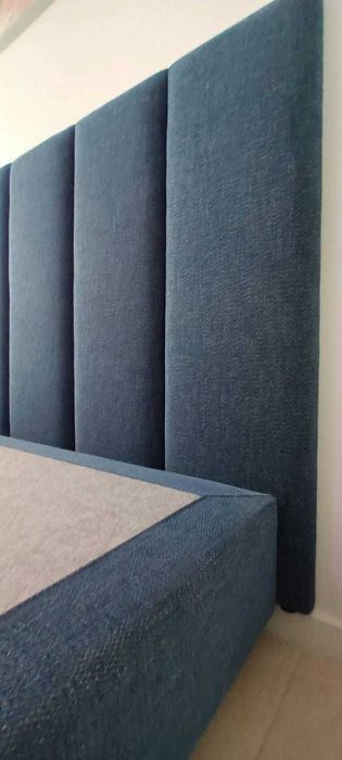 Cama estofada conjunto completo