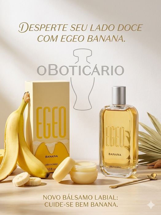 Conjunto eau de toilette Melancia ou Banana