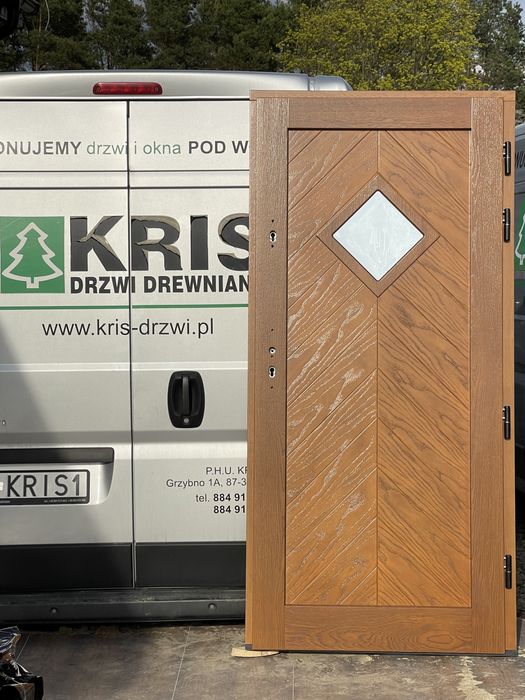 Drzwi drewniane zewnetrzneNA WYMIARczyste powietrze Montaż CAŁA POLSKA