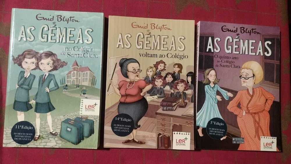 Livros da Coleção As Gémeas - Vol. 1/2/8