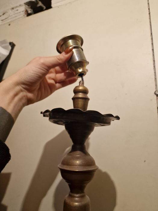 Lampa z shishy - handmade ;)