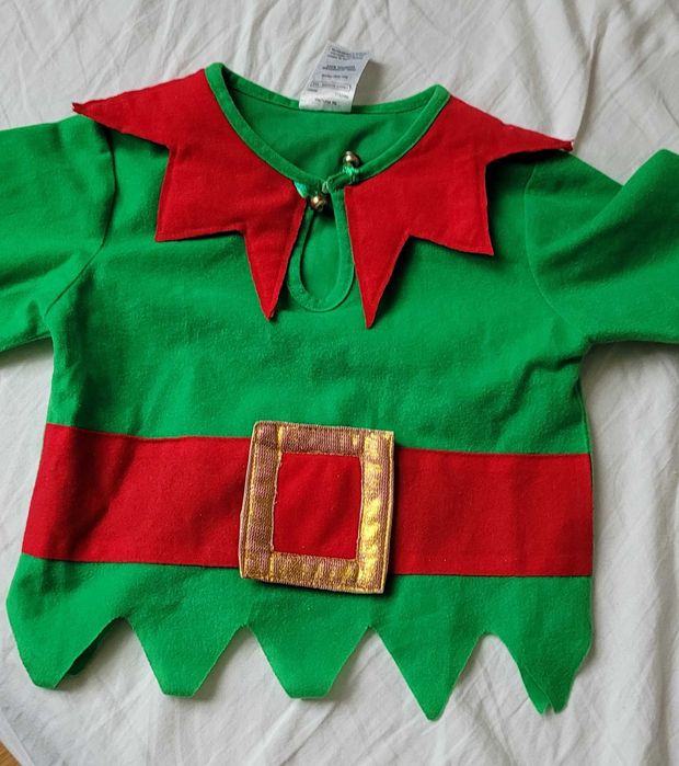 Strój karnawałowy skrzat koszulka