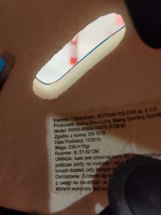 Ochraniacze i kask