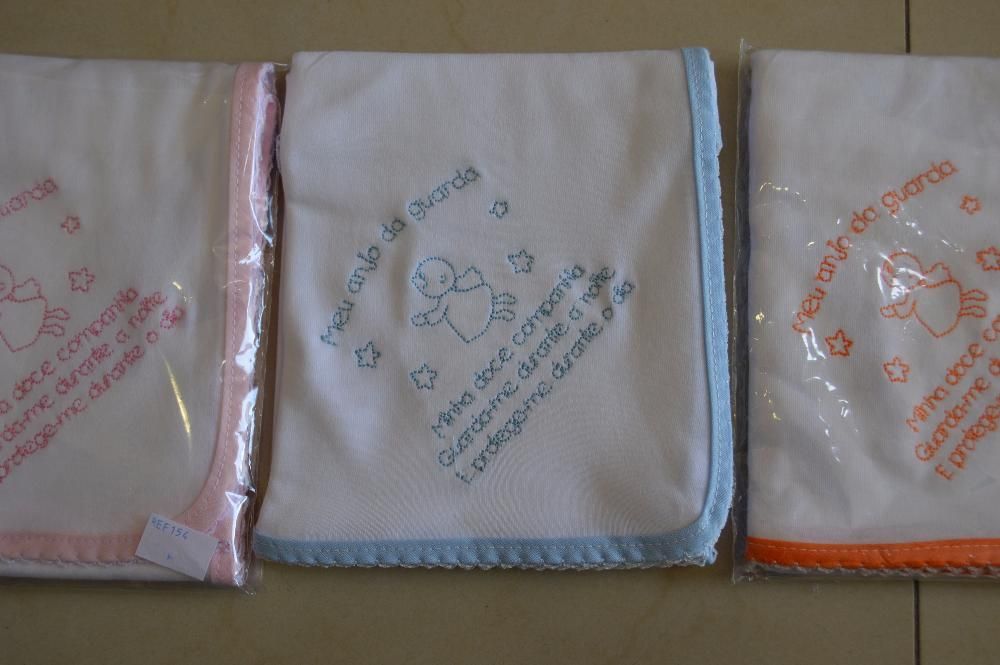 Fralda de bebe com Verso Anjo da Guarda