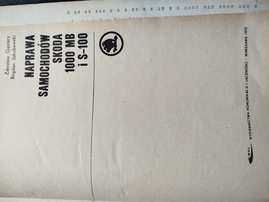 Naprawa samochodów SKODA 1000MB i S-100