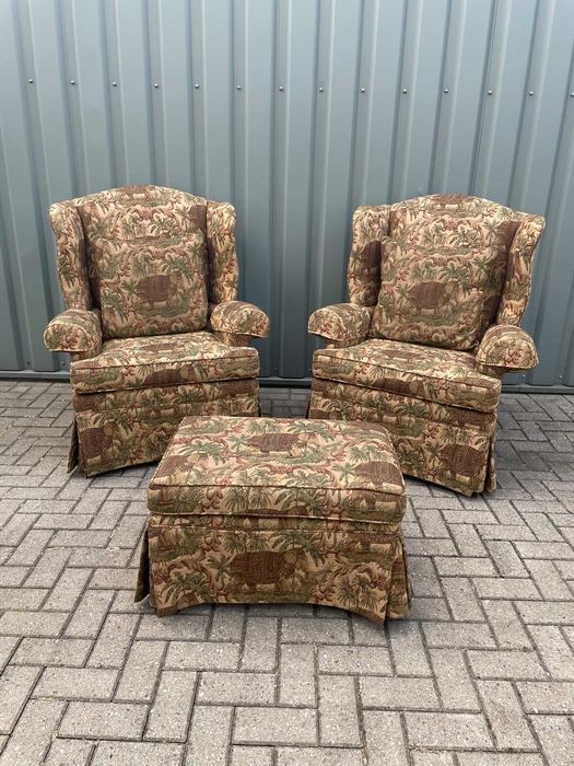 Sofá cadeirão Poltrona Vintage Americano