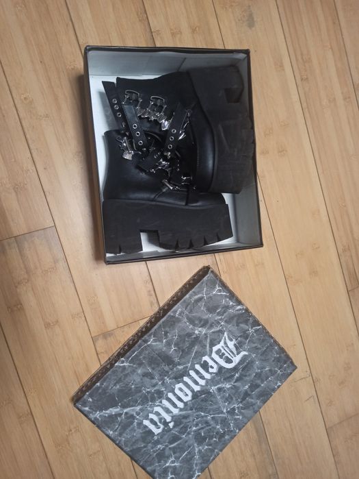 Demonia ASHES-55 готичне альт взуття на платформі