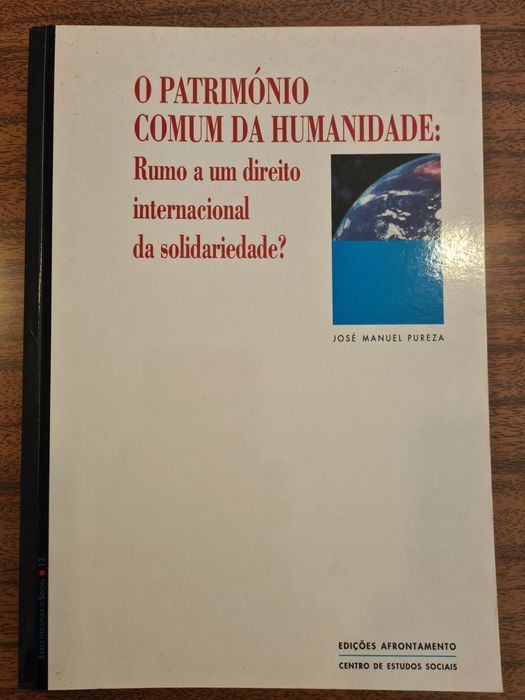 Livro "O Património Comum da Humanidade" de José Manuel Pureza