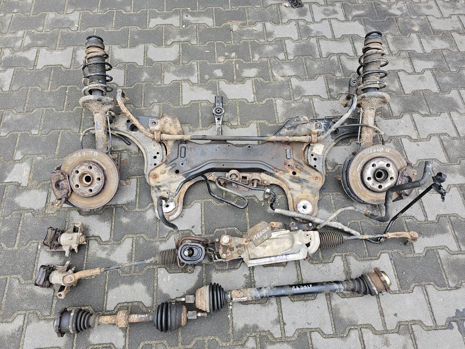 Zawieszenie Amortyzator Mc person Sanki wózek maglownica Vw Golf IV
