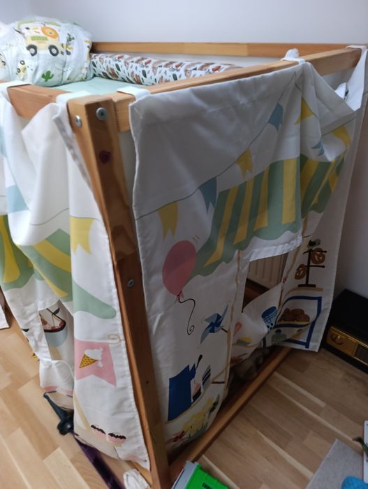 Łóżko piętrowe Kura IKEA