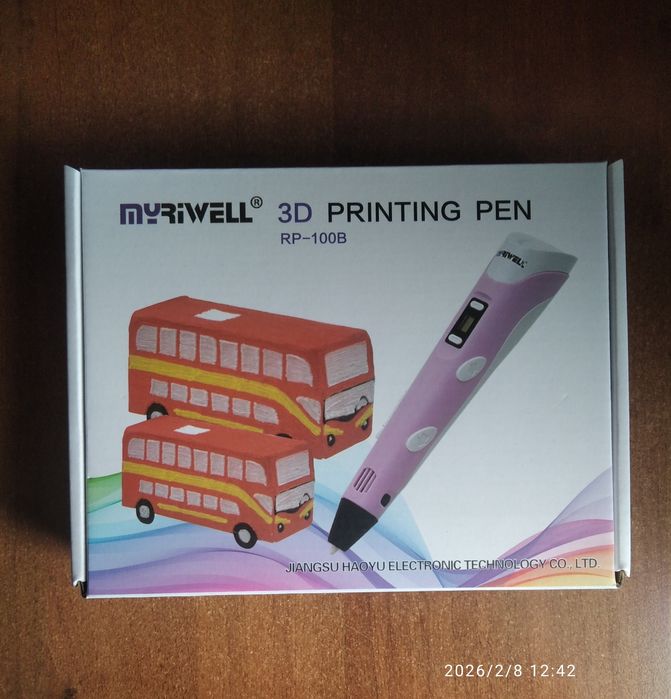3D ручка + набір PLA пластику | Повний комплект | Стан нової
Опис:
Опи