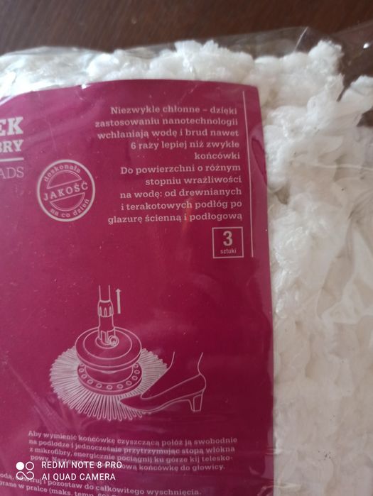 Zestaw końcówek do mopa MANGO