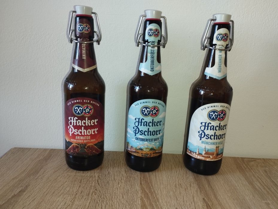 Conjunto 3 garrafas cerveja vazias