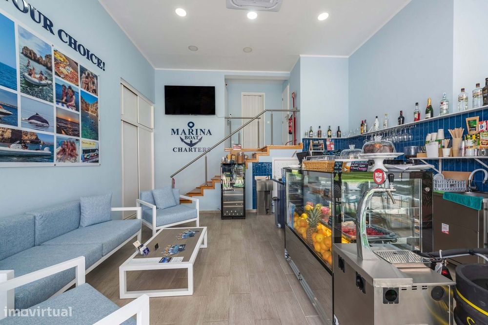 Oportunidade de Café/Bar/Comércio na Marina de Lagos – Grande Moviment
